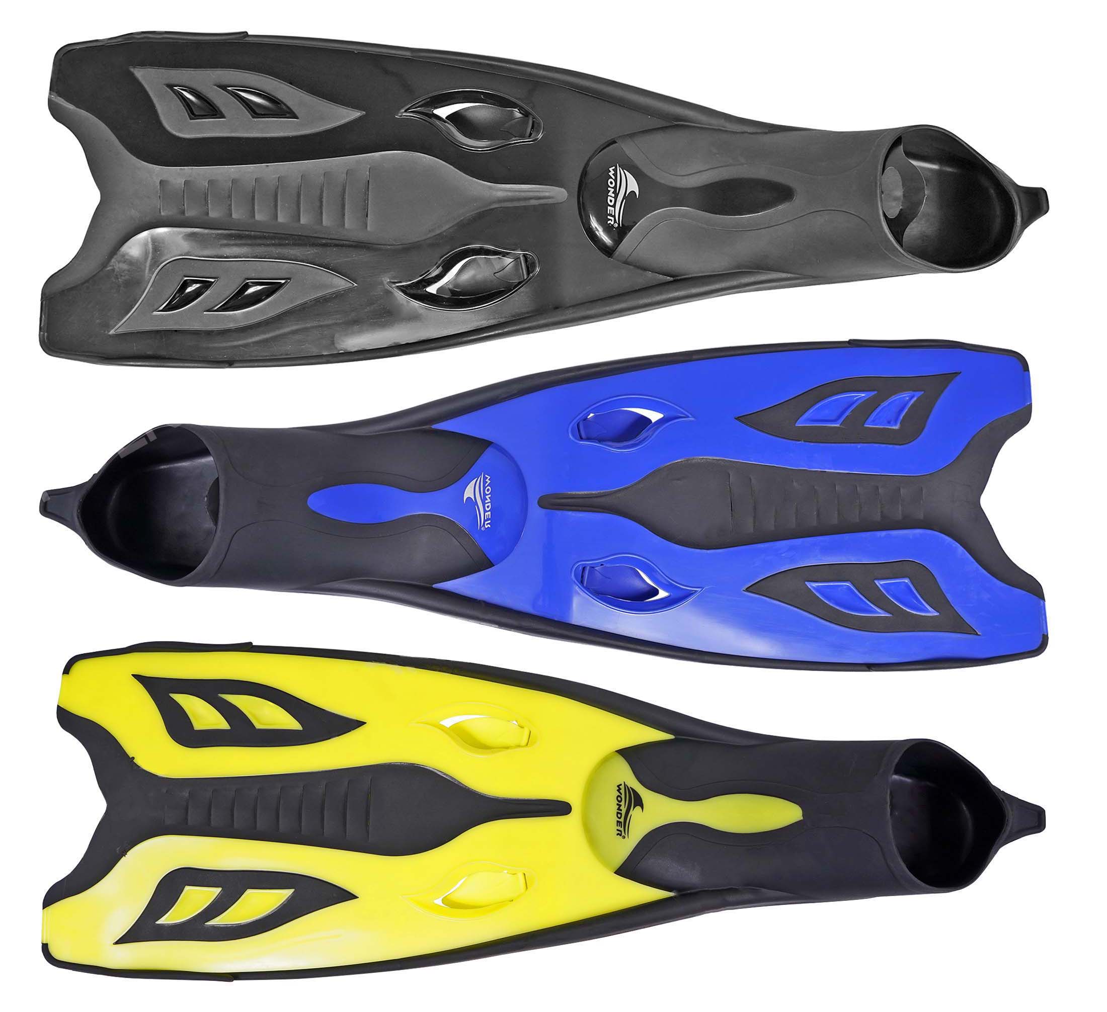 Aletas Para Buceo - Color: Azul, talla: M